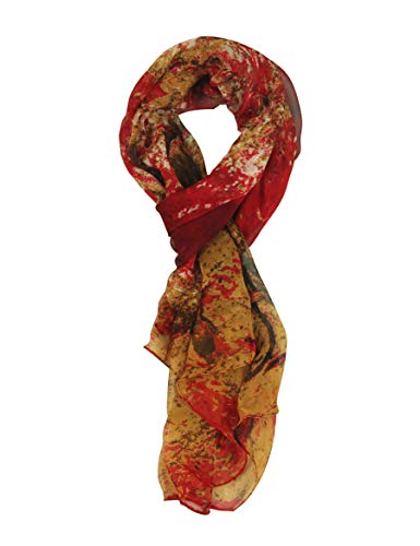 PANTONIGHT Long Chiffon Fashion Scarf Lightweight Chiffon Sheer for women - color: No.787