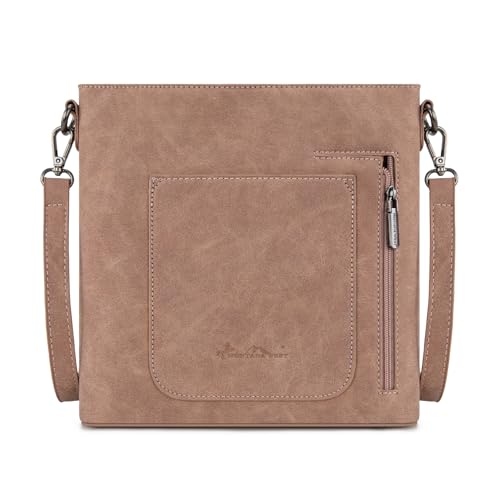 Montana West Western Crossbody Bag Purse for Women - color: Dark Pink