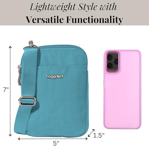 Baggallini Women's Modern Take Two Rfid Crossbody - color: Seaside Blue