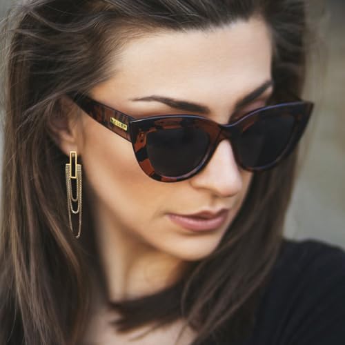 JUN MEIR'S 18K Gold Plated Drop Dangle Earrings for Women, Birthday Anniversary Jewelry Gifts for Wife, Mom, Best Friend - style: Fringe