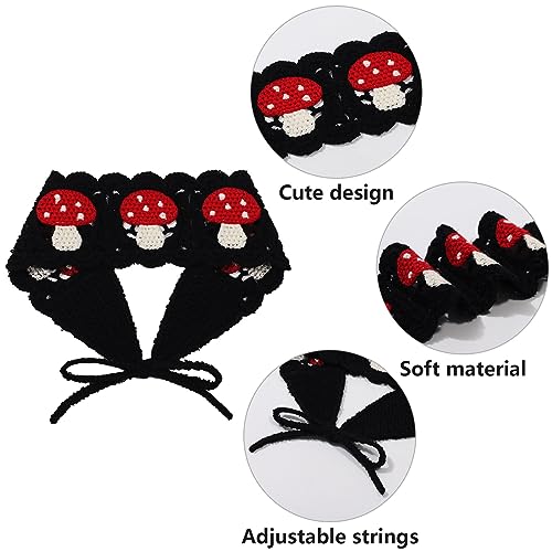 HAIMEIKANG Hippie Hair Bandanas Headbands for Women Boho Headband Knit Hair Bands Floral Head Wrap for Girls (mushroom) - color: mushroom