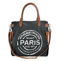 KAMEILONG Large Canvas Tote Bag for Women with Zipper Everyday Crossbody Bag Laptop Shoulder Bag Hobo Handbag - color: Black