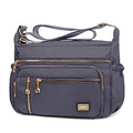NPBAG Crossbody Bag for Women, Shoulder Purse Handbag Messenger Bag, Trendy Pocketbooks, Waterproof and Multi-Pockets - color: Grey
