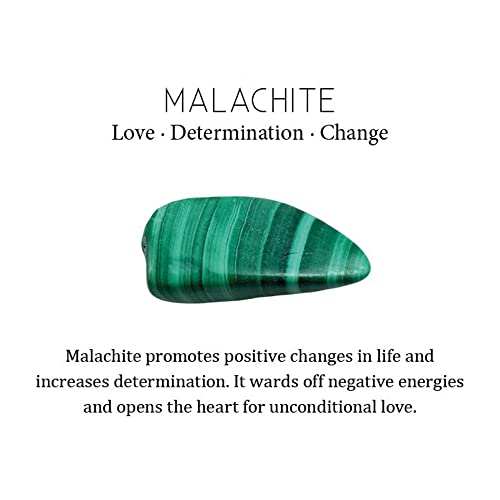 925 Sterling Silver Anxiety Ring with Beads Fidget Spinning Rings for Women Worry Beads Rings - color: Malachite design