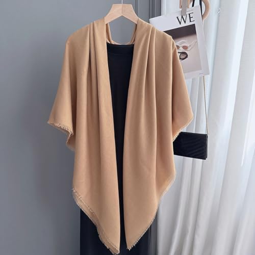 K-Elewon Large Square Scarf 51" Cotton and Linen Hand feel Scarf Fashion Scarves Hair Wrapping Scarfs Neck Scarves for Women - color: H2310