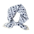 Soft Cotton Like Lace Bandana Headband, Head Wrap, Protective Coverage, Hair Neck Scarf for Women 24 x 24 inch - color: Cas025 - Triangle W