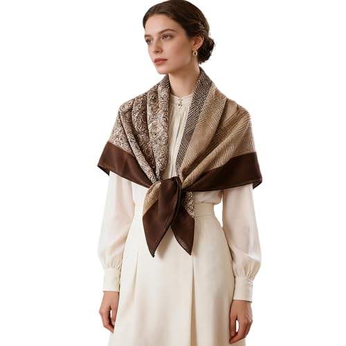 41" Large Square Scarf Hairscarf Fashion Scarves Hair Wrapping Scarfs Night Sleeping Headscarf for Women B06 - color: B069