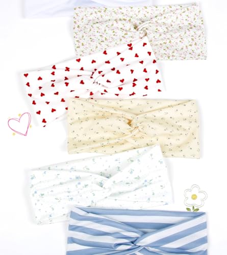 TERSE Valentine Headbands for Women Non Slip: Valentine's Day Accessories Gifts for Her Valentine Outfits Twist Head Bands for Women's Hair Trendy Cute Hair Bands - color: Headbands Color-C