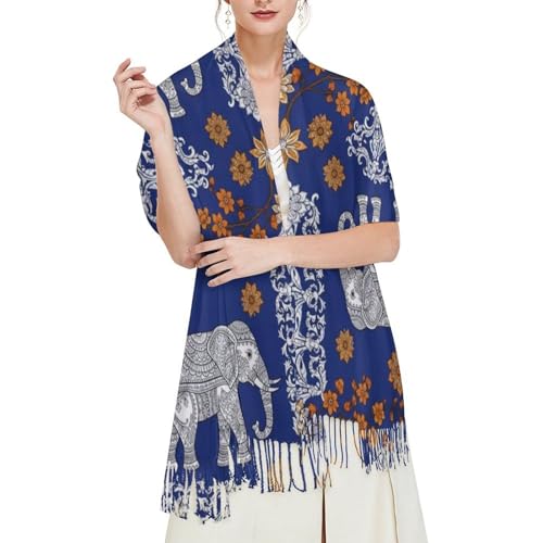 Scarfs for Women Fall Winter Scarves Shawls and Wraps for Evening Dresses - color: Design2