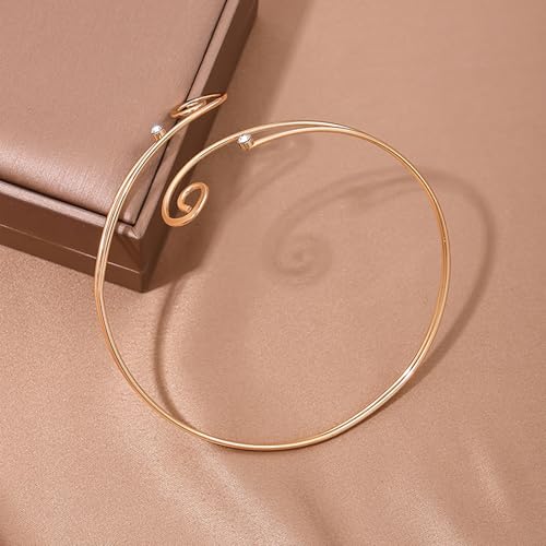 Long tiantian Gold Arm Cuff Upper for Women Bangle Bracelets Upper Arm Cuff Bracelet Trendy Armband Beach Jewelry Trendy Stuff Gifts - color: C1:gold Arm Cuff