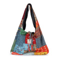 Boho purses Double-sided Tote Colorful boho bag for women - color: Black