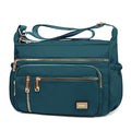 NPBAG Crossbody Bag for Women, Shoulder Purse Handbag Messenger Bag, Trendy Pocketbooks, Waterproof and Multi-Pockets - color: Teal Blue