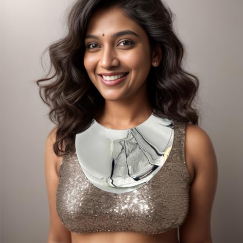 Gold Necklaces for Women Chunky Gold Silver Choker Necklace Statement Egyptian Jewelry for Women Men Gold Costume Jewelry Sets Accessories Gift - color: Chunky Silver Choker