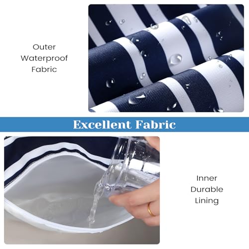 Trifabricy Beach Bags for Women Waterproof Sandproof Women Tote Bag, Large Beach Bag with Zipper for Gym Travel Vocation - color: Navy Blue