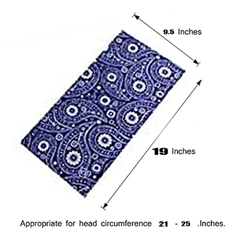 KINREE 6PCS Outdoor Magic Scarf, Elastic Headbands, Headscarves, Headwear, Mask - color: Elegant Paisley
