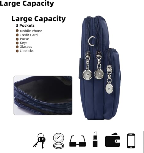 JANKS Small Crossbody Bags for Women Mini Cell Phone Purses Handbag Shoulder Bag - color: 010 Darkblue