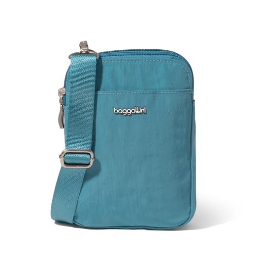 Baggallini Women's Modern Take Two Rfid Crossbody - color: Seaside Blue