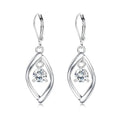 Leverback Earrings Dangle Earrings for Women Dangly Earrings Anniversary Birthday Gifts for Women - style: Linear-Silver