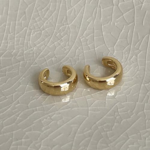 Ear Cuffs Non Piercing 14K Gold Plated Ear Cuff Earrings for Women Trendy Clip on Cartilage Earring Stacks Non Pierced Adjustable Fake Earrings Set Jewelry - color: B6:gold ear cuff 3pcs