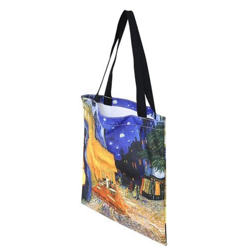 Canvas Tote Bag for Commuting, Foldable Travel Tote Bag Beach Bag Reusable Grocery Bags for Men Women, 13.4 x 14.2 Inch - color: B-fair