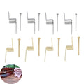 8 Set Hair Claw Clip Spring Replacement with Central Axle Rod for Large Medium Claw Clips Hairpin Squre Rectangle Butterfly Jaw Clamp Repair Parts