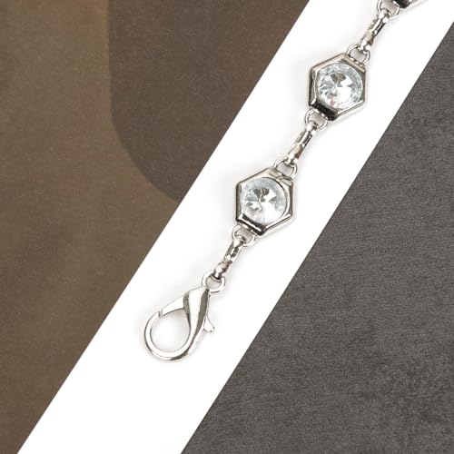 Luvatar Fashion Metal Waist Chain Belt Blouse Dress Sweater Chain Belt… - color: Silver-F45