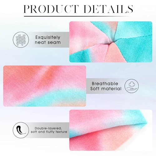 Bohend Bohemian Beanie Hats Headwear Cap Stretch Non Slip Bandanas Sleep Turbans Hats for Women Men Close top Head Covering - style: Colourful