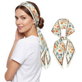 RIIQIICHY Hair Scarf for Women Like Silk Scarves Headband Neck Scarfs Twilly Purse Accessories - color: C001