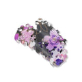 Hair Claw Clip for Women Girls Flower Banana Cute Kawaii Aesthetic Small Hair Clip for Thin Hair (182SAKURA Small/Purple) - color: 182SAKURA small / Purple