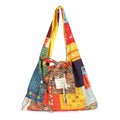 Boho purses Double-sided Tote Colorful boho bag for women - color: Brown