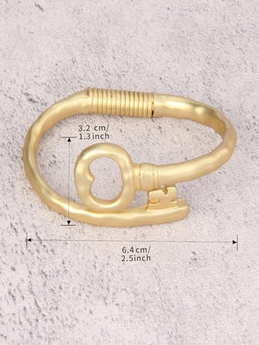 Gold Cuff Bracelet for Women Silver Beaded Bracelets Open Bangle Stackable Stretch Bead Bracelet Boho Jewelry Gifts for Wife Couple - style: Gold Cuff Bracelet