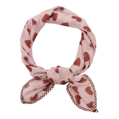 Large Cotton Bandanas for Women, 27 x 27 inch Hair Neck Scarf, Headband Square Scarf - color: Red and Pink