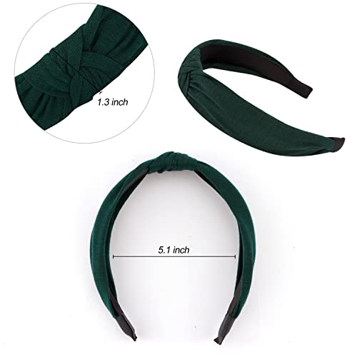 VELSCRUN 12 Pack Flower Headbands Non Slip Wide Girls Cute Boho Knotted Head Bands Hair Accessories Fashion Birthday Gifts for Women - color: headbands 03