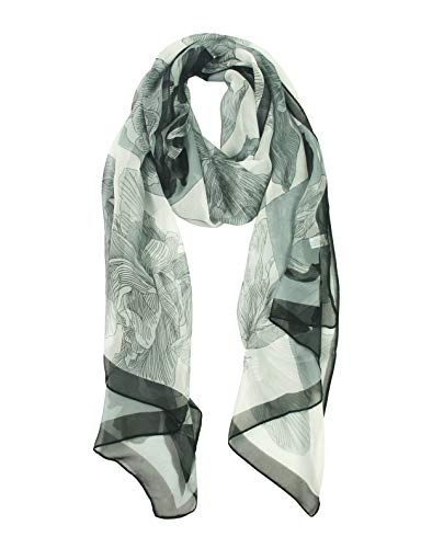 PANTONIGHT Long Chiffon Fashion Scarf Lightweight Chiffon Sheer for women - color: No.731