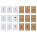 Rrdaily 9 Pcs Dainty Colorful Butterfly Pendant Necklace Set for Women,Bohemian Acrylic Butterfly Chain Necklace Cute Jewelry Gift - style: White Brown