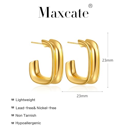 4 Pair Small Gold Hoop Earrings for Women Sensitive Ears - Hypoallergenic 14k Real Gold Plated Hoops Zirconia Cartilage Huggie Earrings Set Helix Piercing Earring Gold Jewelry for Women Gift - color: 1944 Hoop Gold