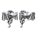 ChicSilver 925 Sterling Silver Ear Cuffs Non-Piercing Cartilage Earrings: Various Styles, Conch Cuffs (with Gift Box) - style: I: Dinosaur Cuff