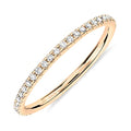 PAVOI Gold Plated Solid 925 Sterling Silver CZ Simulated Diamond Stackable Ring Eternity Bands for Women - color: 1-Pack Yellow Gold