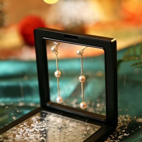 Moodear Dainty Pearl Dangle Earrings for Women - Trendy 14K Gold Plated Pearl Hypoallergenic Drop Earring Wedding Jewelry Gift - style: 3 pearl drop