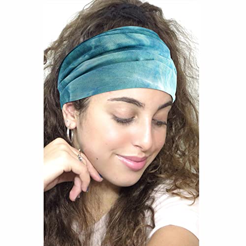 Headbands Fashion Hair Bands Soft Head Bands Elastic Headband Non Slip Wrap Headbands Breathable SweatBand Tie Dye Hairband Accessories for Women Daily 3 Pack - color: Style 18