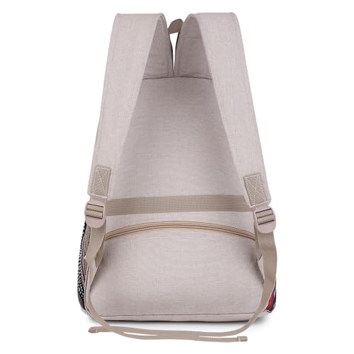 Natural Handmade Large Multi Pocket Hemp Nepal Backpack - size: Large