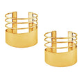 Pingyongchang 2 Pcs Cuff Bangle Bracelet for Women Open Wide Wire Bracelets Set Gold Wrist Cuff Wrap Bracelet Adjustable Classic Bohemia Birthday Gift - color: B