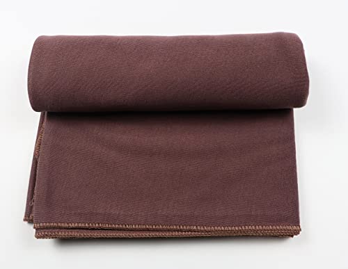 vabovin Head Wraps for Black Women Stretch Jersey Knit Turban Headwrap Solid Color Headscarf Headband Shawl - color: 04- Brown