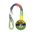 Handmade Native American Style Tribal ethnic Seed Bead Beaded Layered Medallion Necklace #1 - color: Green Tee pee