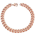 Heavenly Metals Copper Bracelet for Men & Women – 99.9% Pure Copper Cuban Link Chain – 5mm, 7mm, 9mm, 12mm Width – 6.5" to 9" Length – Gift Box Included – USA Brand