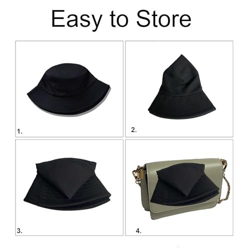NPJY Bucket Hat for Women Men Cotton Summer Packable Sun Beach Fishing Hats Travel Cap - color: Plain Yellow