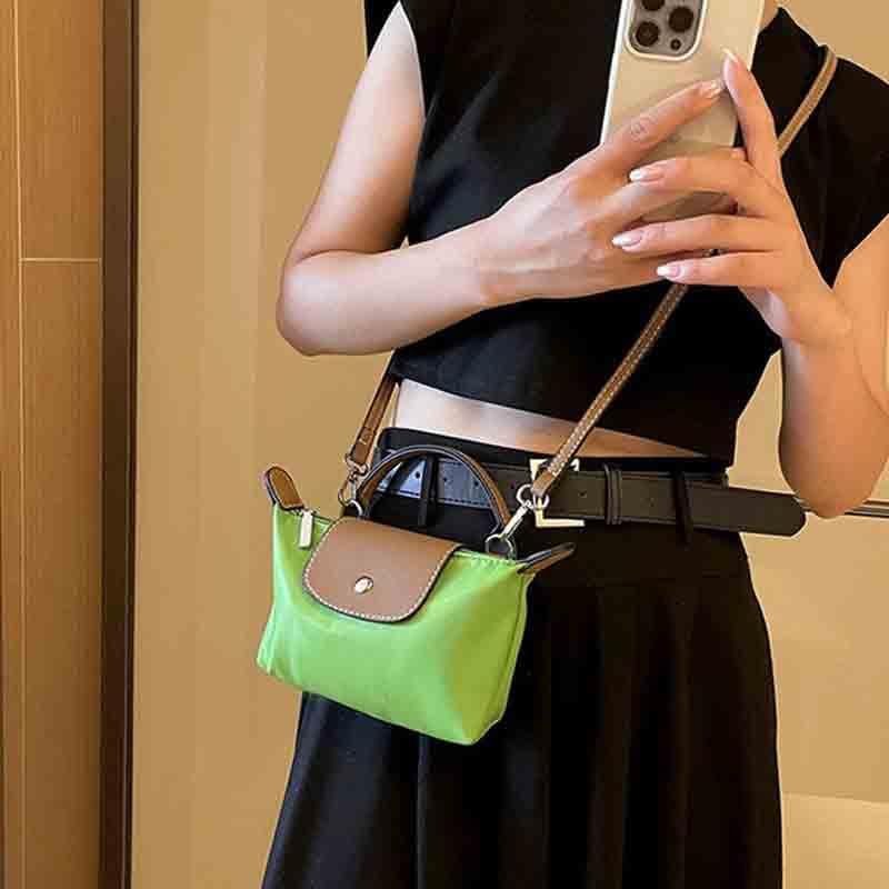 Fashionable and versatile handbag for women, mini shoulder bag, crossbody bag, coin purse, mobile phone bag - color: Green