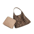 Straw Hobo Bag for Women 2026 Boho Woven Beach Purse Large Summer Straw Tote with Lining Black Raffia Shoulder Bag | straw material - color: Leopard Purses-khaki