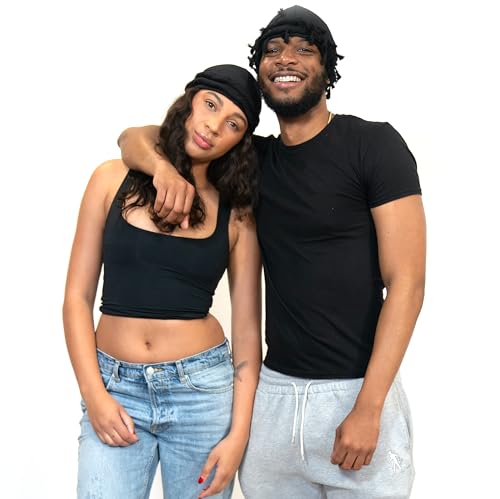 Veeta Superior Halo Turban Silk Satin Lined Head Wrap, Pre-Tied Turban for Men & Women, Turban Durag Wave Cap