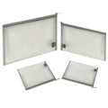EASYFUN Mesh Pouch, Make up Bag with Zipper Cosmetic Organizer Pouch for Daily or Travel to Keep Small Items, 4 PCS Grey - color: Dark Grey